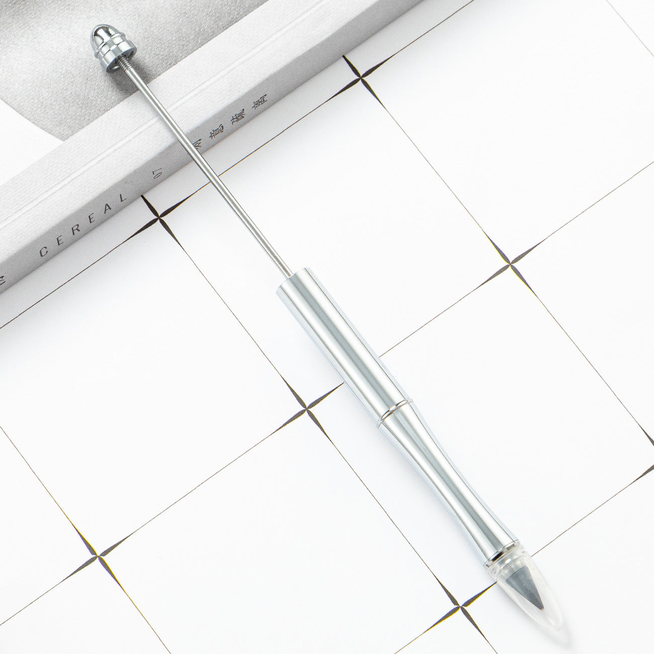 Wholesale Metal DIY Beadable Eternity Pencil Without Eraser